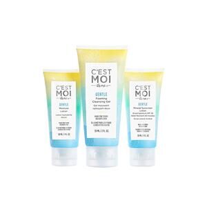 C'est Moi 3 Step Gentle Skin Care Set - 3pc - 4 fl oz total NIB